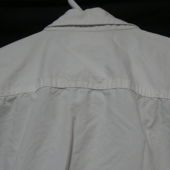 CALVIN KLEIN JEANS | xl extra large | White Short Sleeve Casual Shirt | GUC - Picture 11 of 15